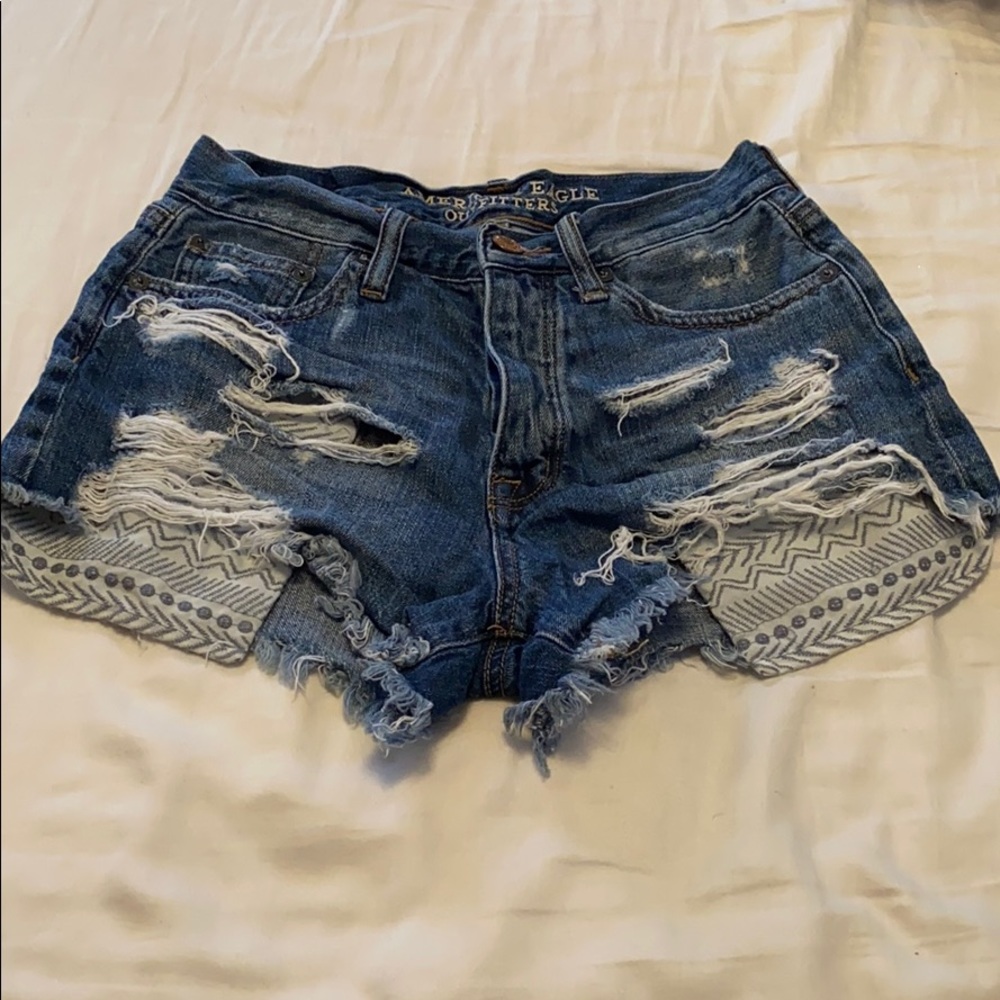 Denim shorts